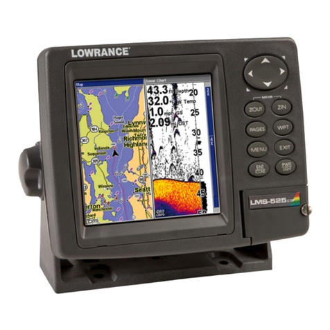 Lowrance LMS-520C Installation and operation instructions
