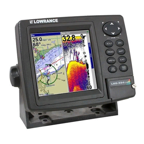 Lowrance LMS-334c iGPS User manual