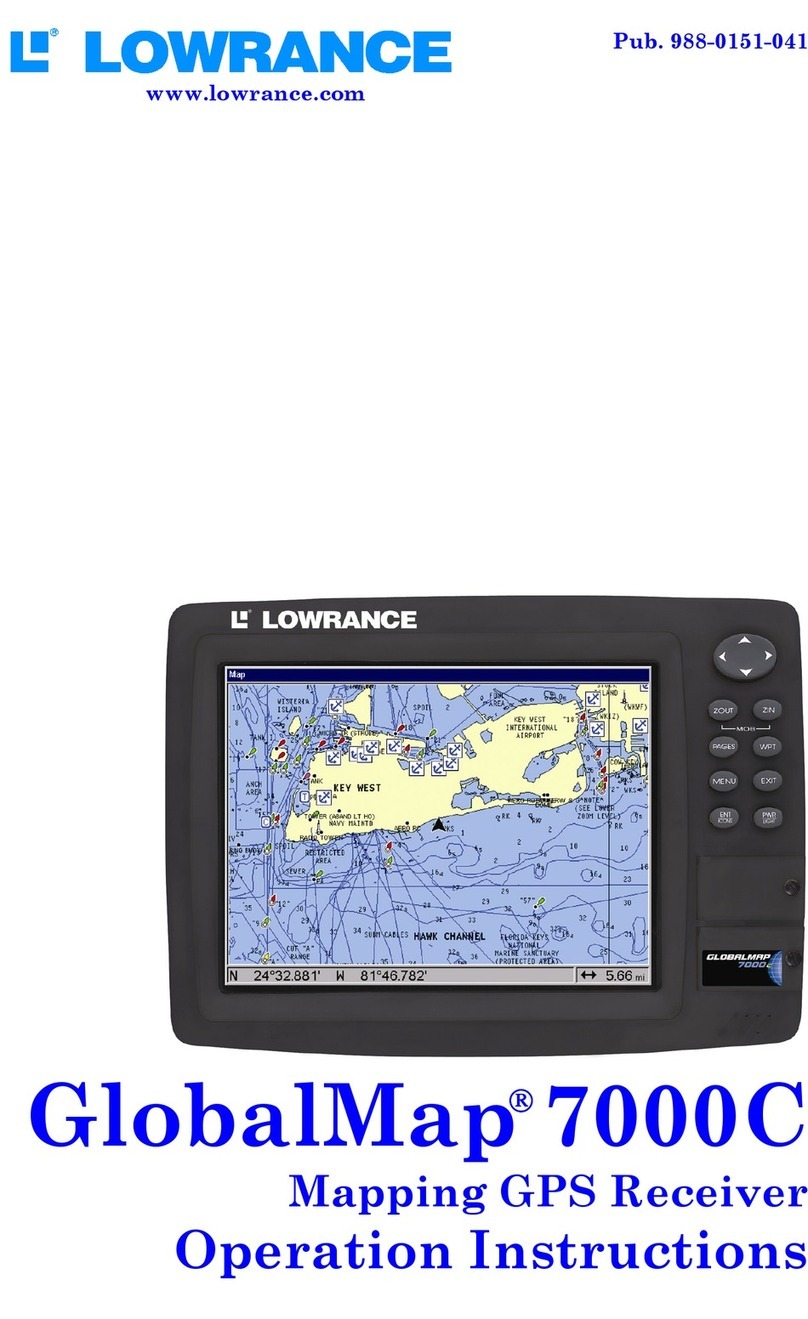 Lowrance GlobalMap 7000C User manual