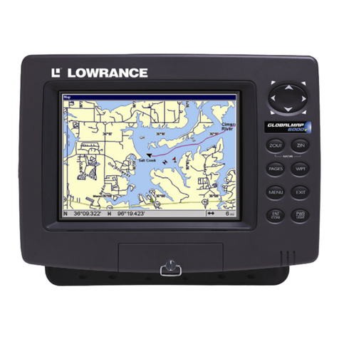 Lowrance GlobalMap 5000C User manual