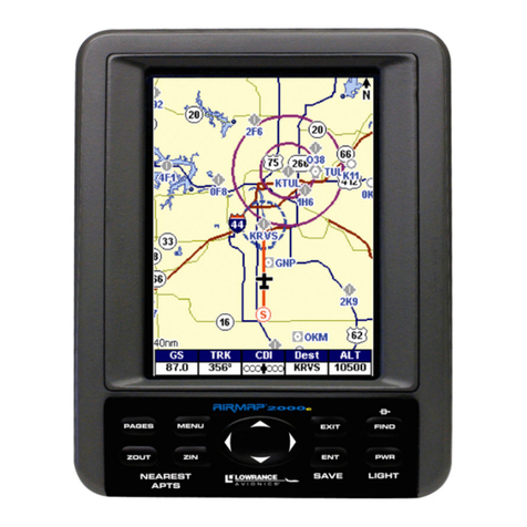 Lowrance AirMap 2000c User manual