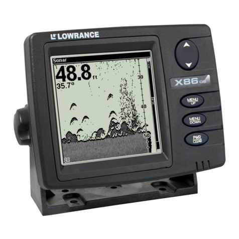 Lowrance X86 DS Installation and operation instructions