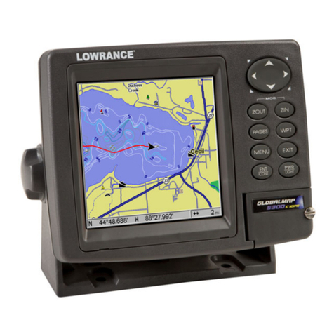 Lowrance GlobalMap 5300C iGPS Operation instructions
