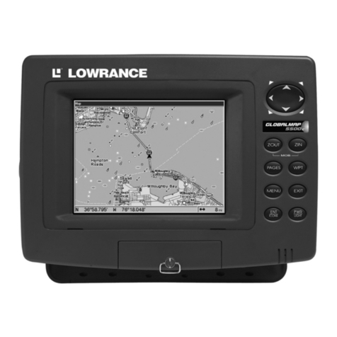 Lowrance GlobalMap 4000M Operation instructions