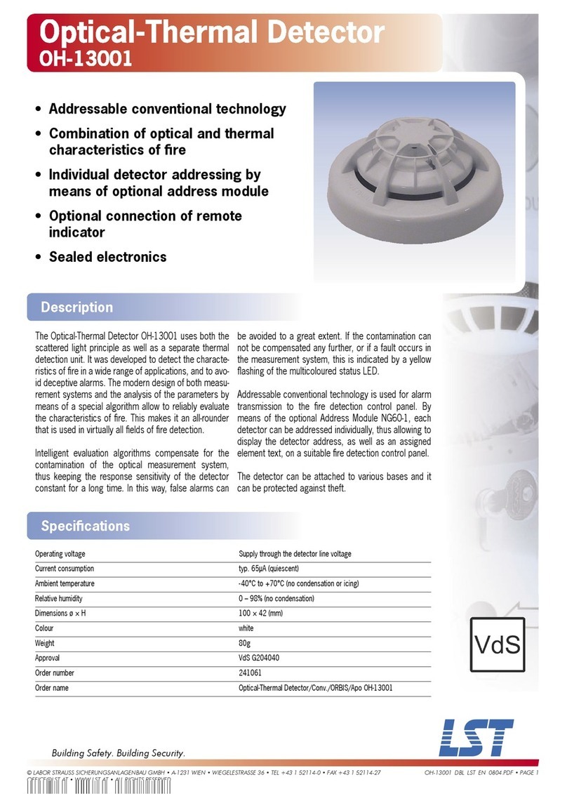 LST OH-13001 User manual