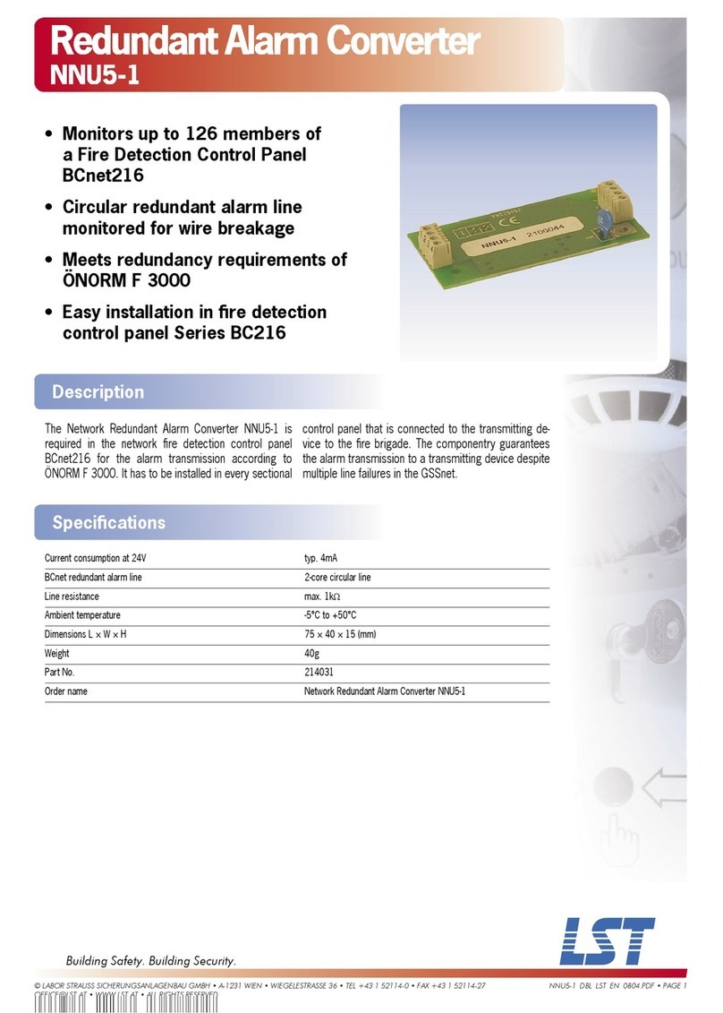 LST NNU5-1 Specification sheet