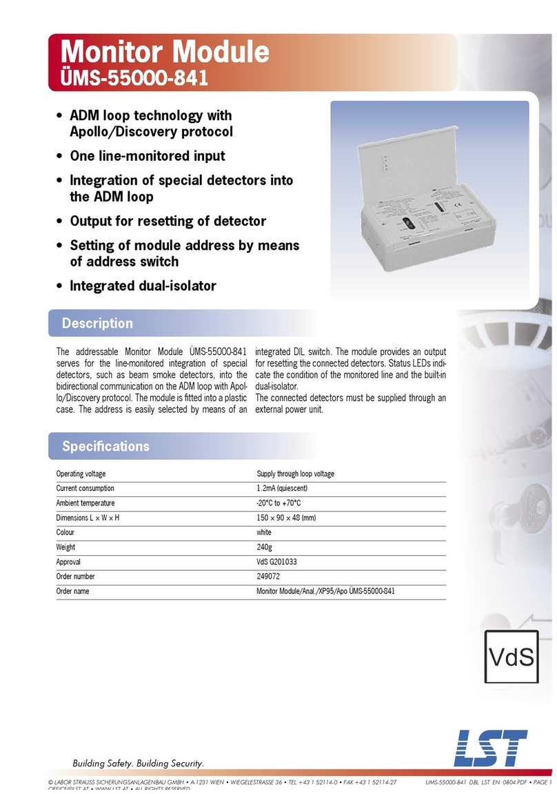 LST ÜMS-55000-841 User manual