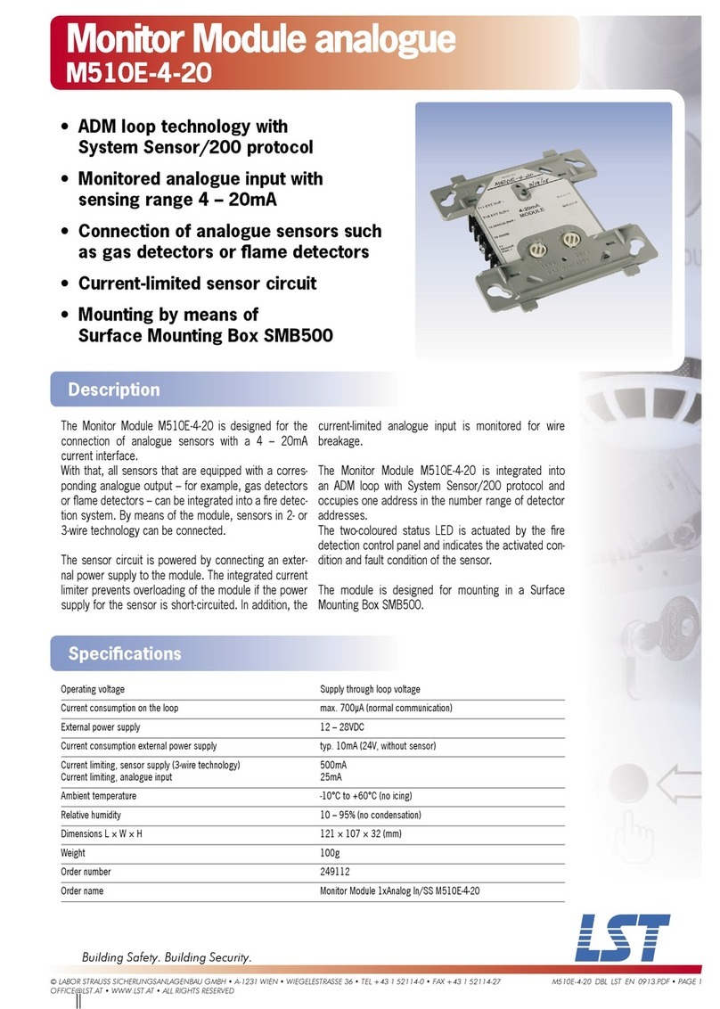 LST M510E-4-20 User manual