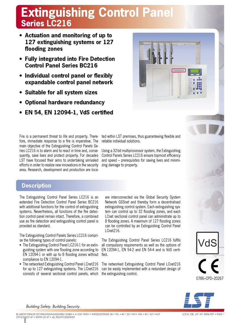 LST LC216 Series User manual