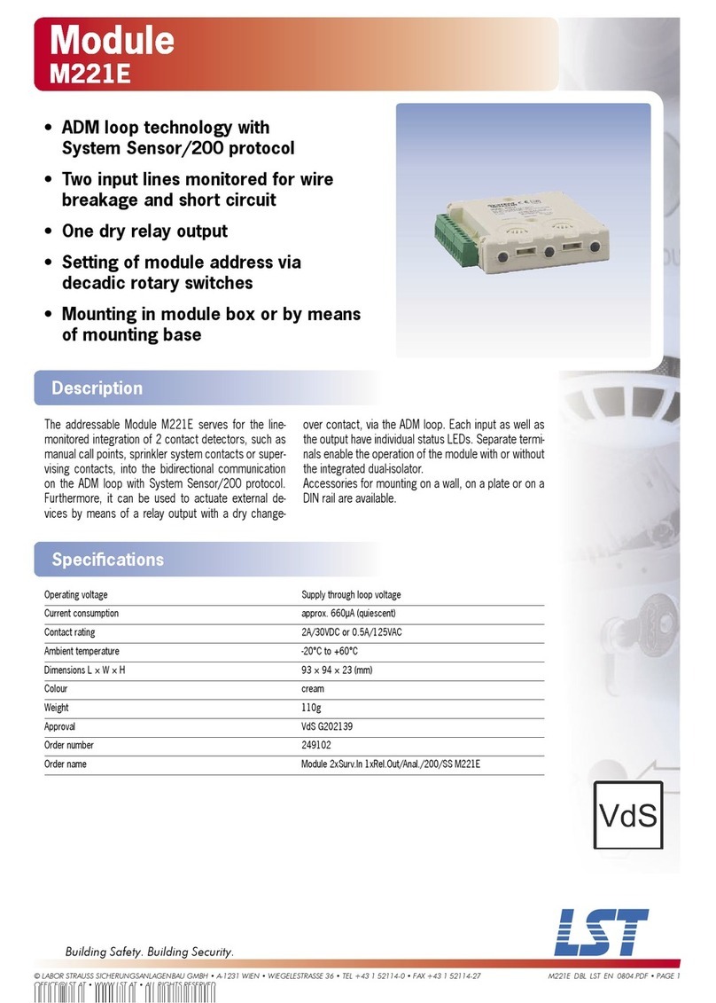LST M221E User manual