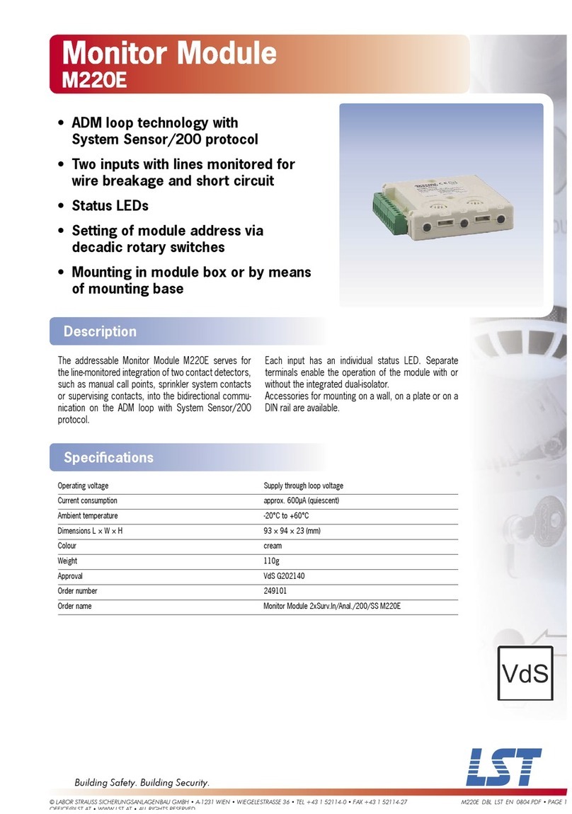 LST M220E User manual