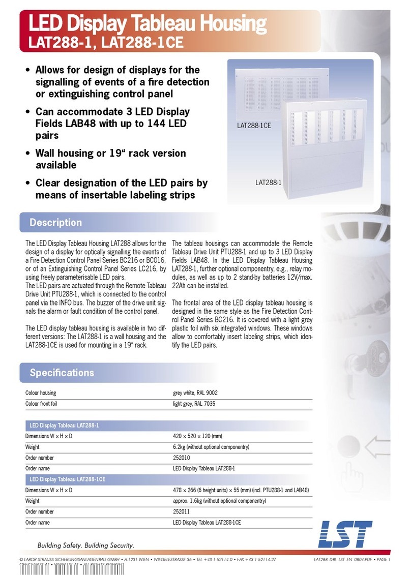 LST LAT288-1 Specification sheet