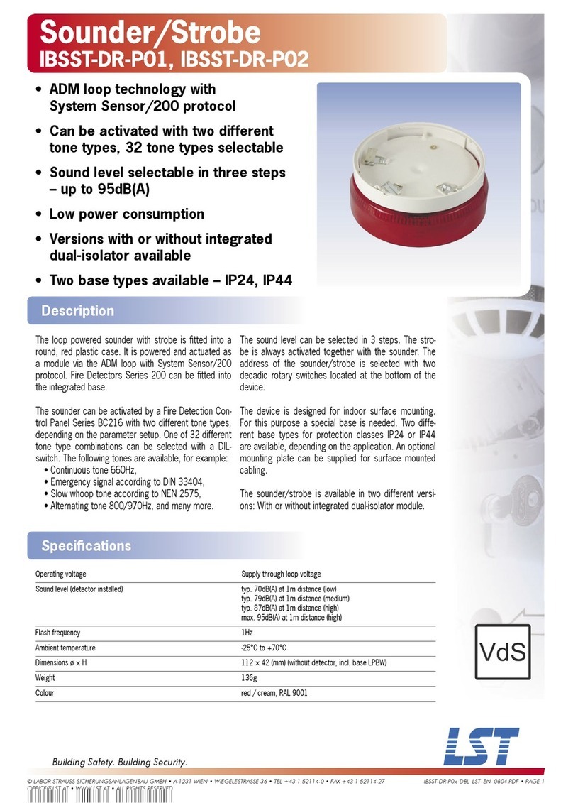 LST IBSST-DR-P01 User manual