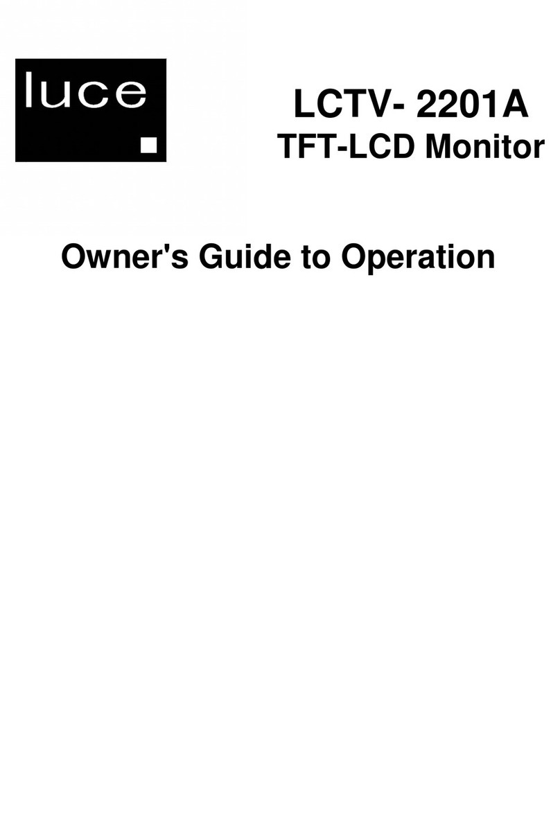 Luce LCTV-2201A User manual