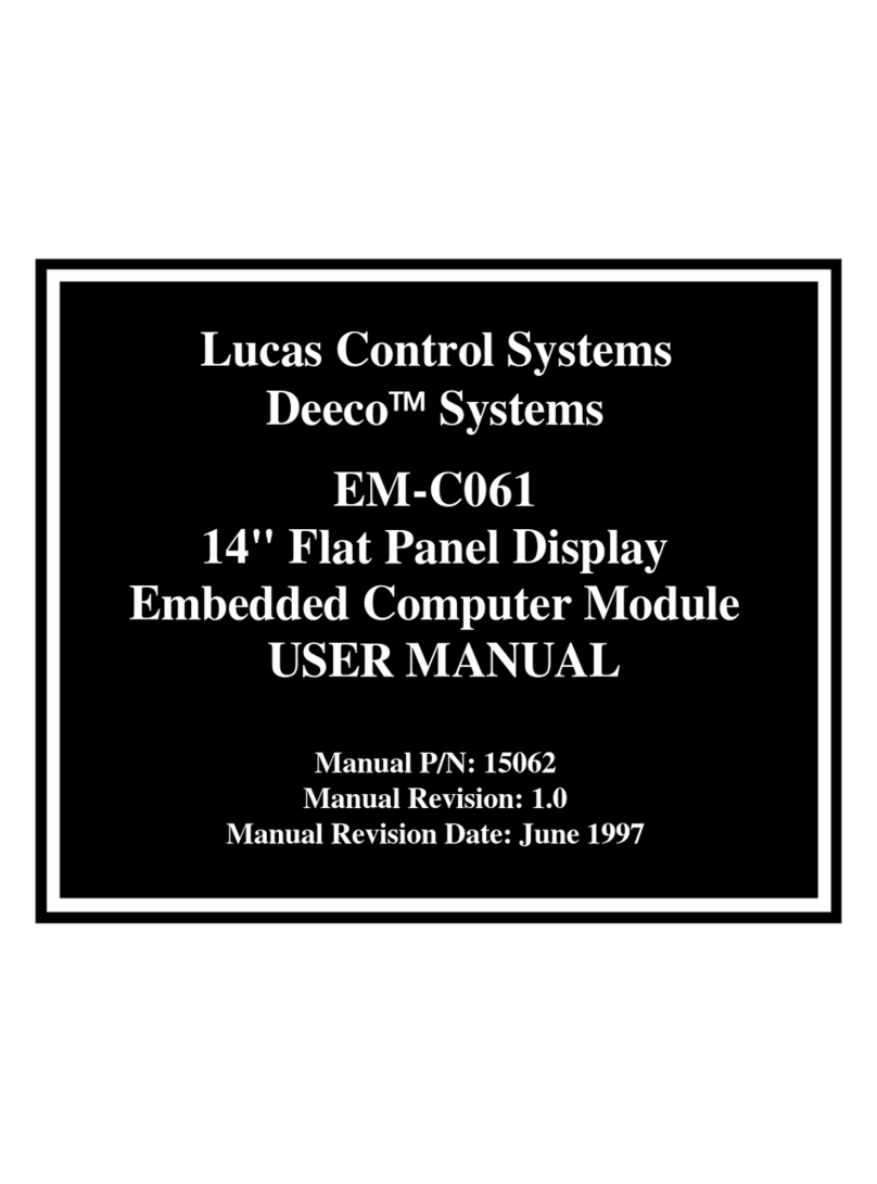 Lucas Control Systems Deeco EM-C061 user manual