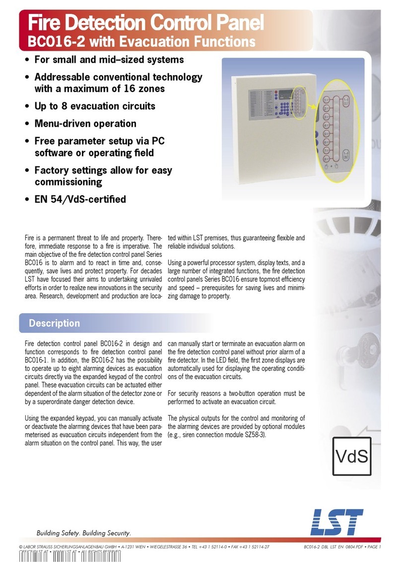 LST BC016-2 User manual