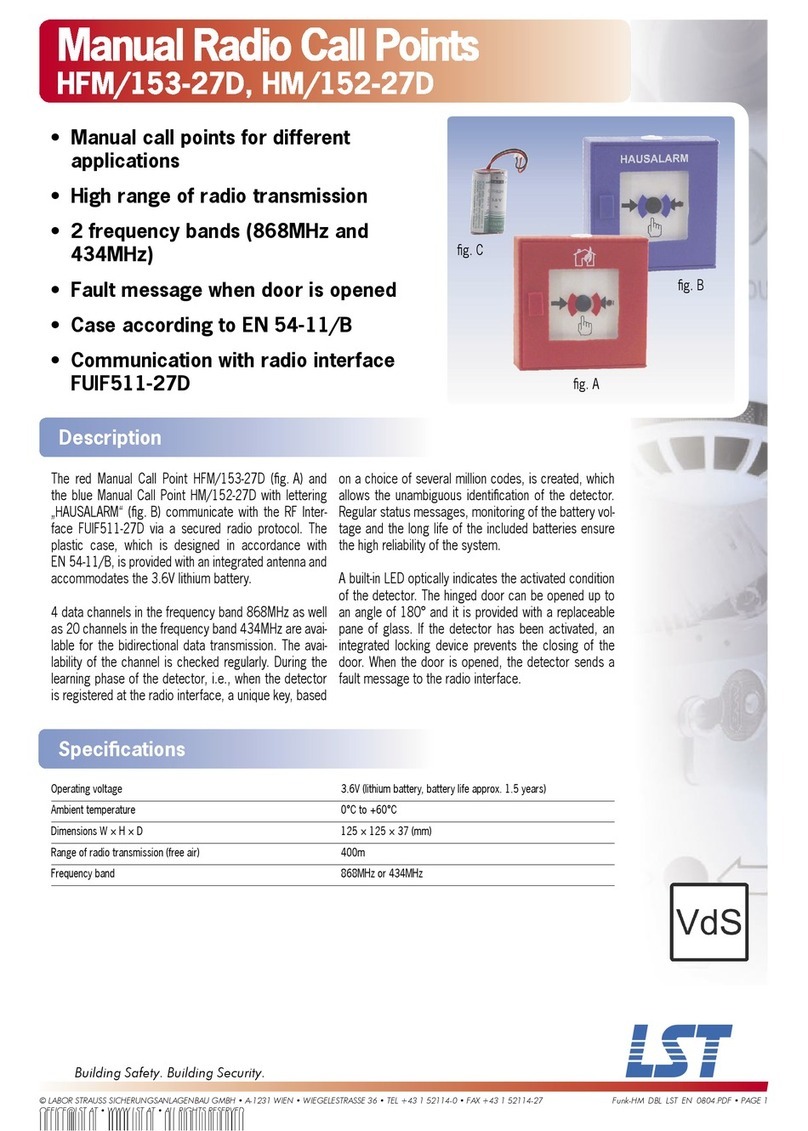LST HFM/153-27D User manual