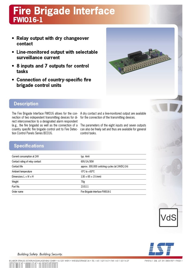 LST FWI016-1 Specification sheet