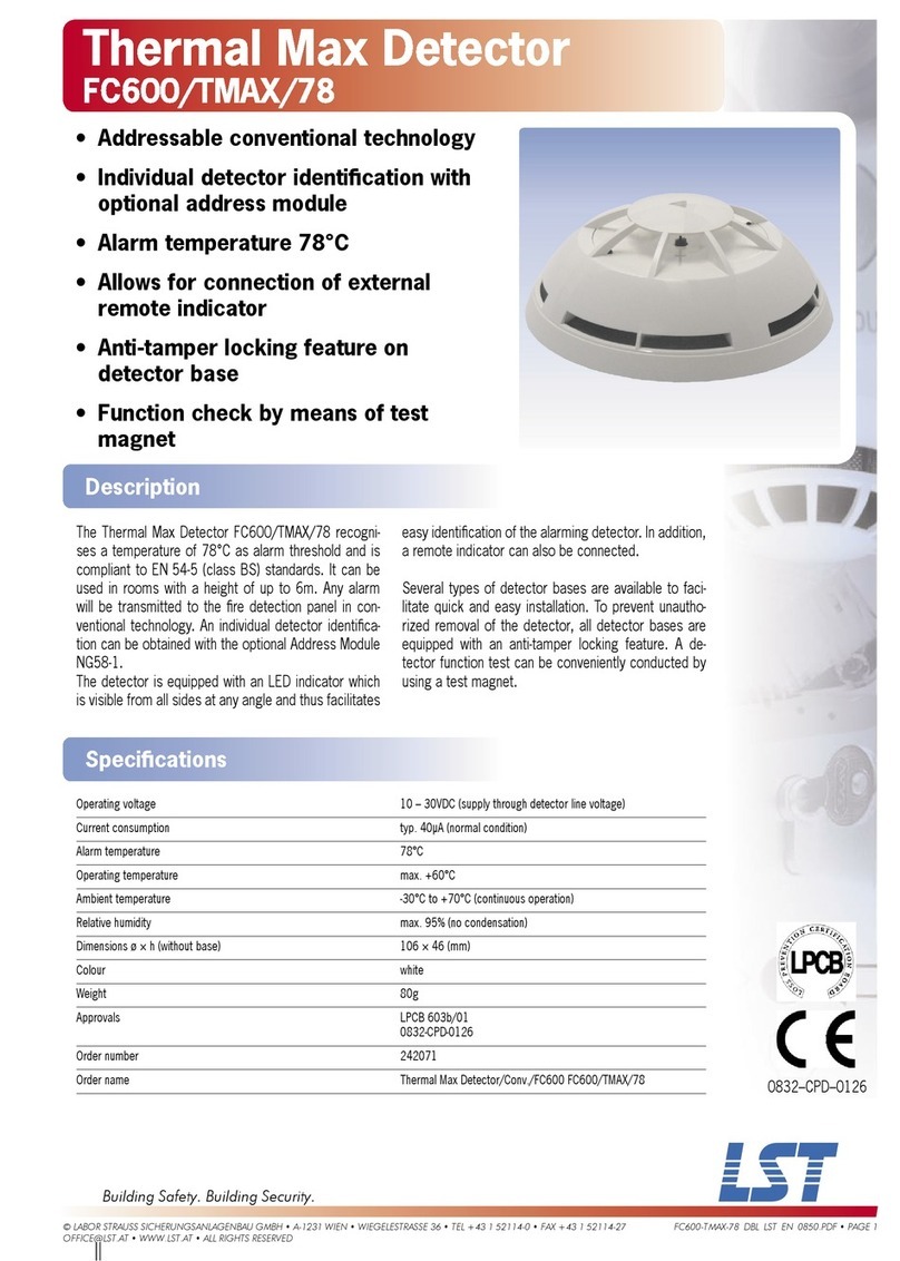 LST FC600/TMAX/78 User manual