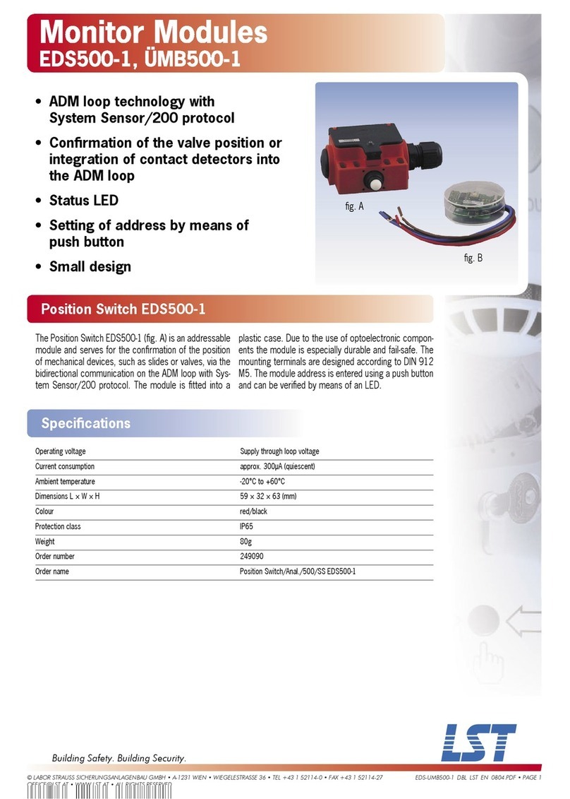 LST EDS500-1 Specification sheet
