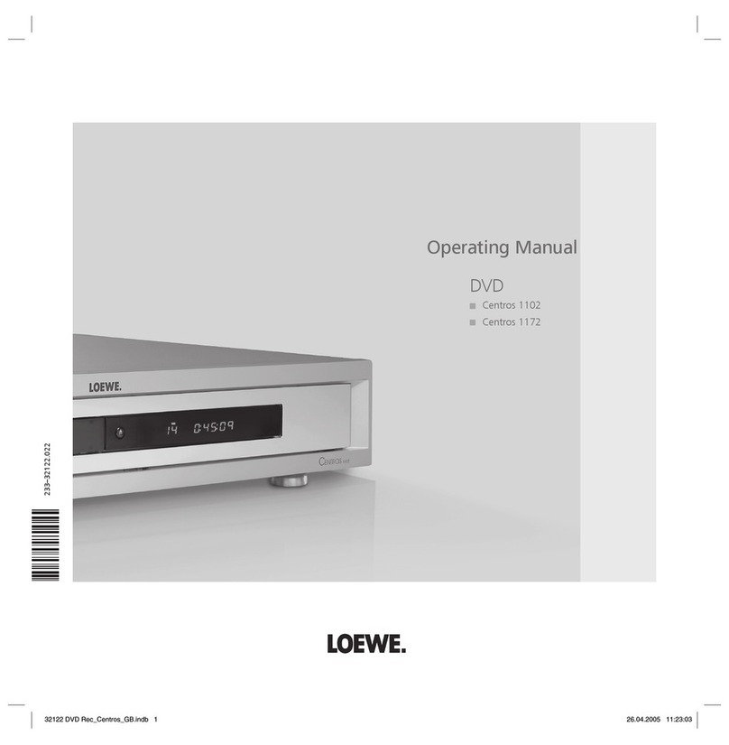 Loewe Centros 1172 operating manual