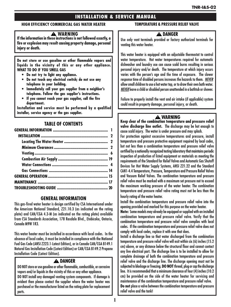 Lochinvar TNR-I&S-02 Supplement