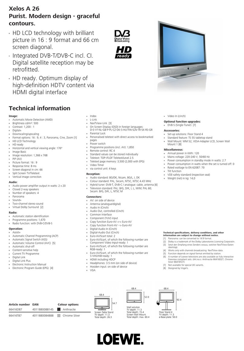 Loewe Individual 26 Selection User manual