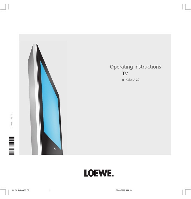 Loewe Xelos A 22 User manual