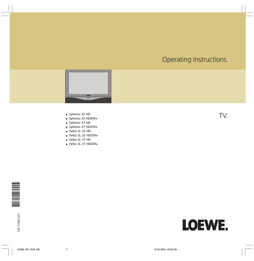 Loewe Spheros 32 HD User manual
