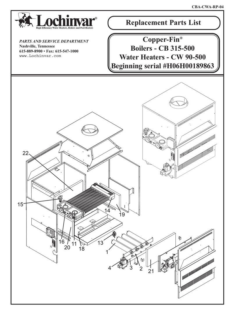Lochinvar CB 315-500 Application guide