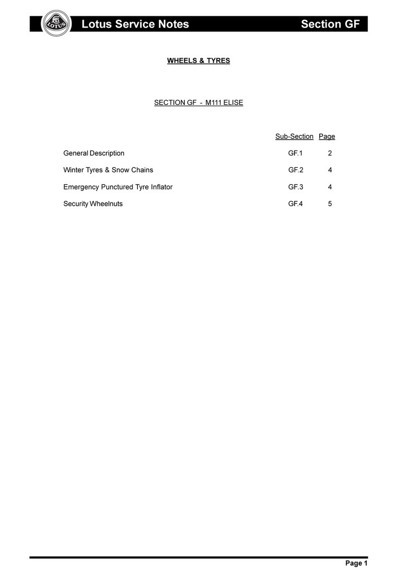 Lotus M111 ELISE Service notes