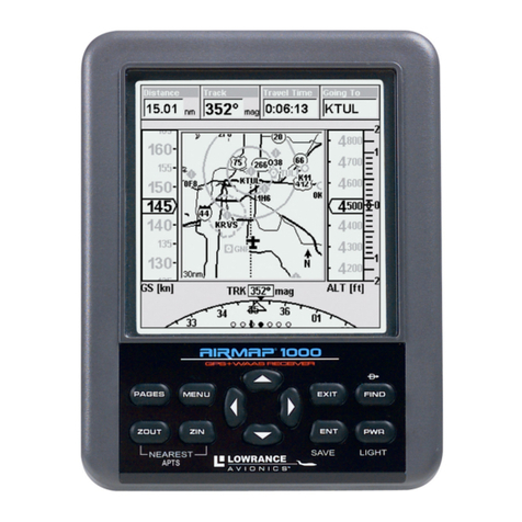 Lowrance 1000 Operation instructions