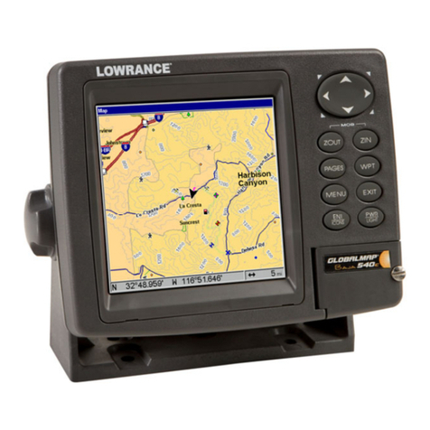 Lowrance GlobalMap 540c BAJA Operation instructions