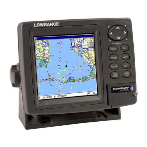 Lowrance GlobalMap 5200C Operation instructions