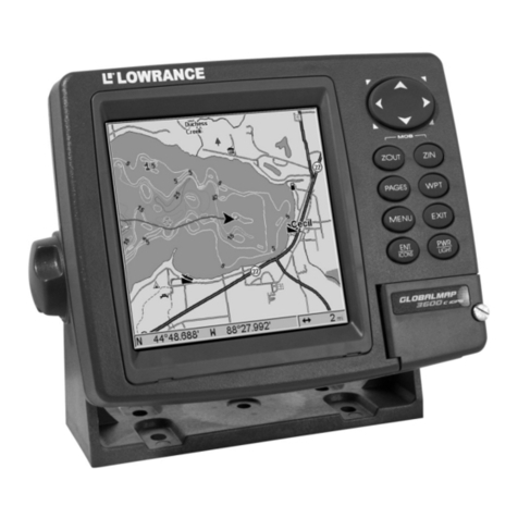 Lowrance GlobalMap 3600C iGPS User manual