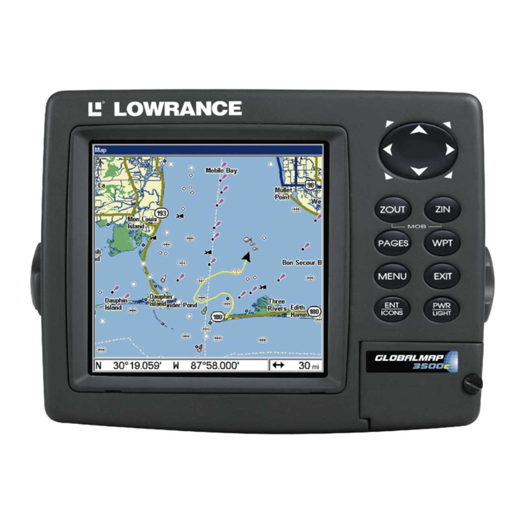 Lowrance GlobalMap 3500C User manual