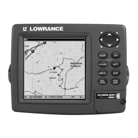 Lowrance GlobalMap Baja 480C Operation instructions