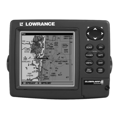 Lowrance GlobalMap 3200 User manual