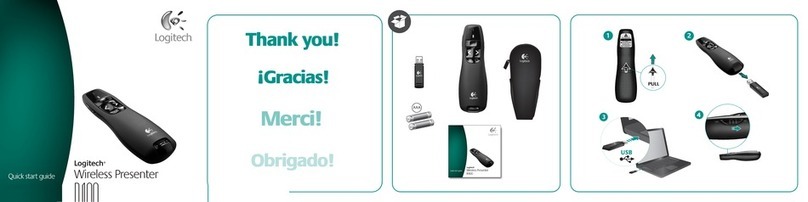 Logitech R400 - Wireless Presenter Presentation Remote... User manual Logitech R400 - Wireless Presenter Presentation Remote... User manual