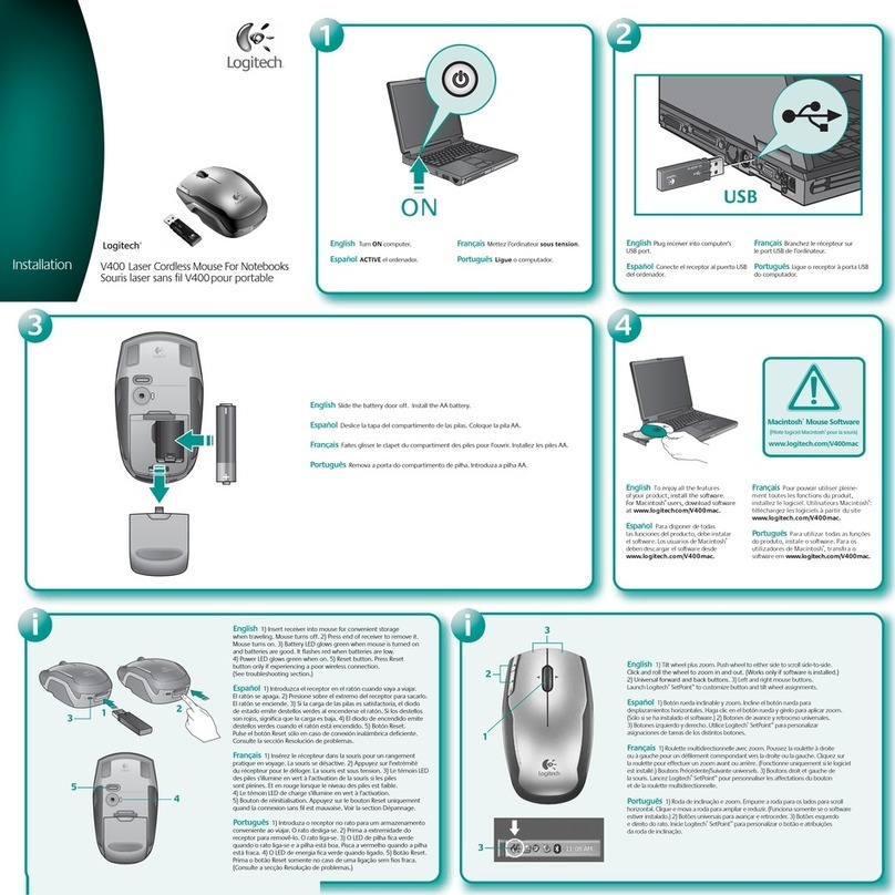 Logitech V400 User manual
