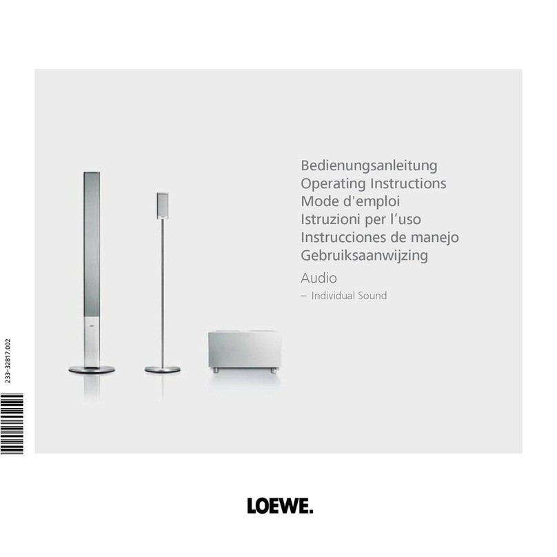 Loewe Individual Sound Projector User manual