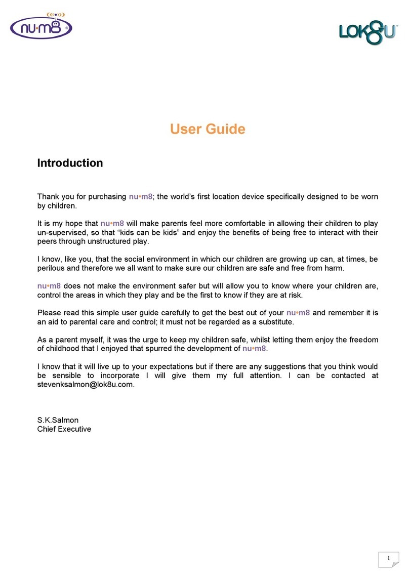 Lok8u nu.m8 User manual