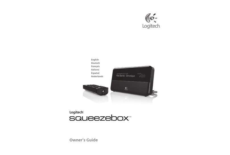 Logitech Squeezebox Radio User manual