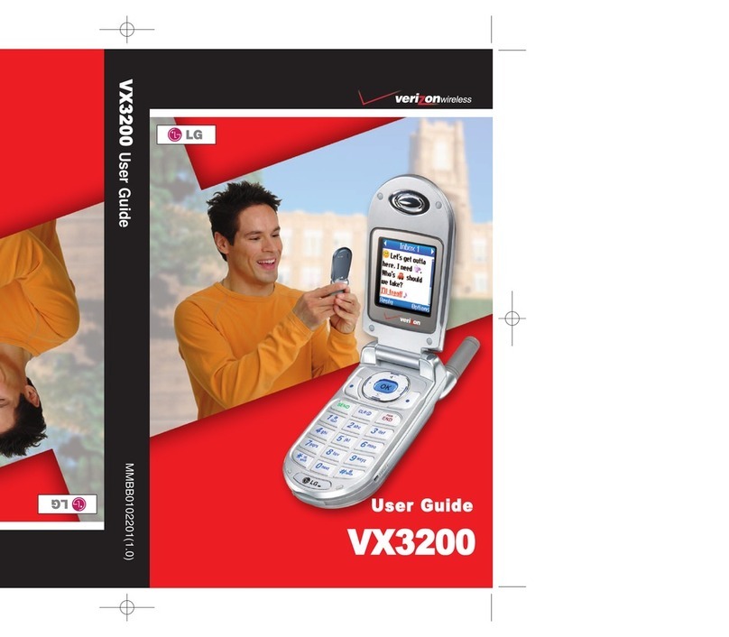 LG VX3200 User manual