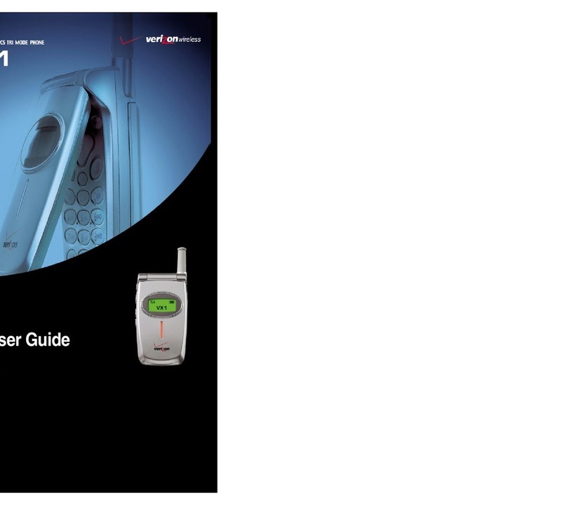 LG Verizon VX1 user guide