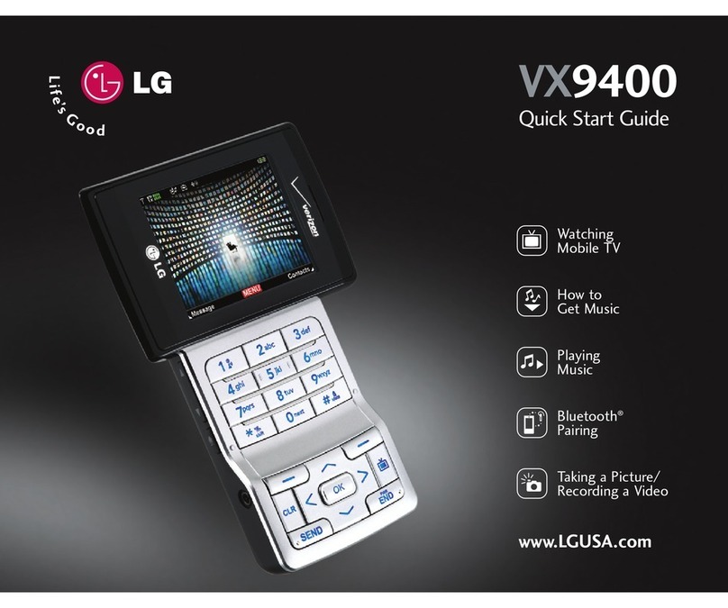 LG VX 9400 User manual