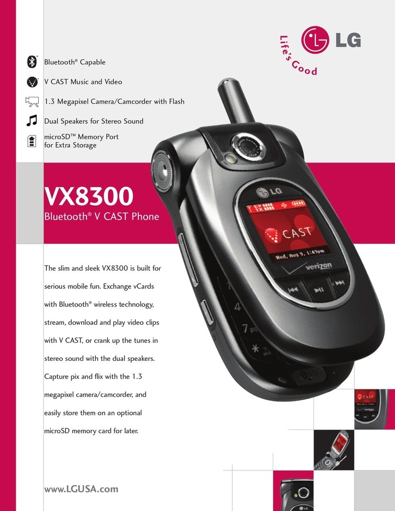 LG VX8300 User manual