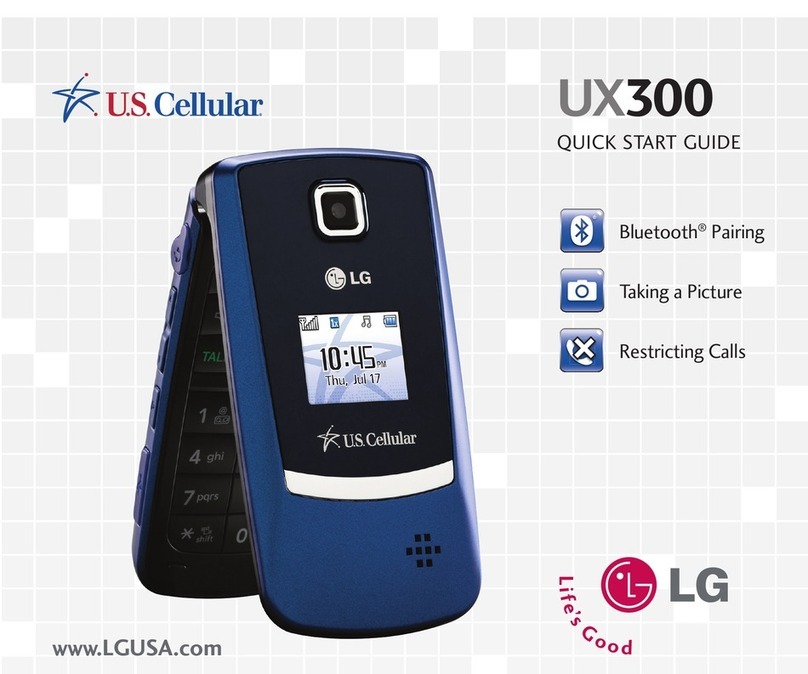 LG UX300 User manual