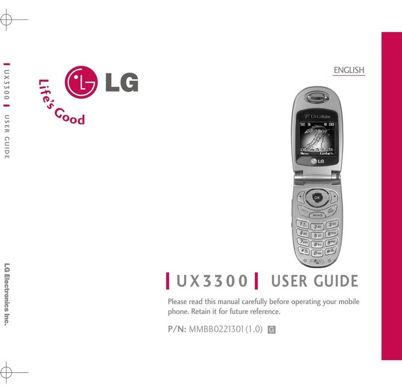 LG UX3300 User manual LG UX3300 User manual