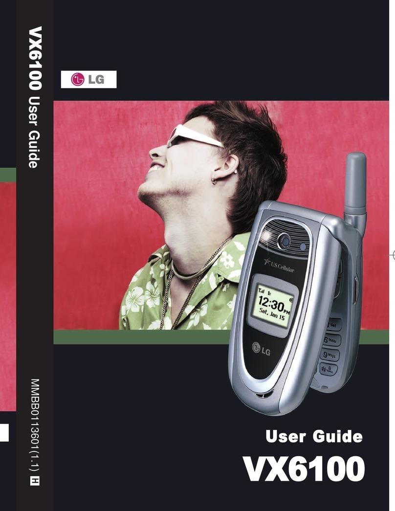 LG VX6100 User manual